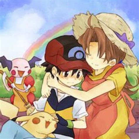 ash delia pikachu and mimey pokemon pokemon ash ketchum ash pokemon