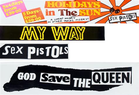 Bonhams The Sex Pistols A Group Of Posters Banners And A Piece Of
