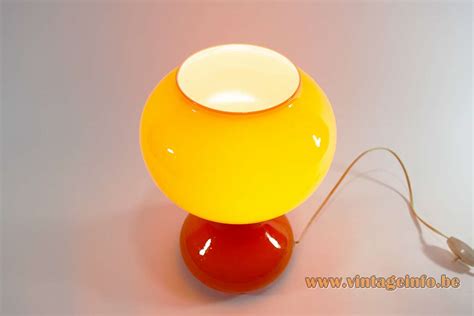 1960s Orange Glass Table Lamp Vintageinfo All About