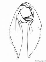 Scarf Coloring Pages Drawing Color Clothing Getdrawings Others Enjoy Clothes Figure Children Site sketch template