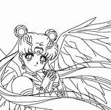 Coloring Pages Princess Serenity Print sketch template