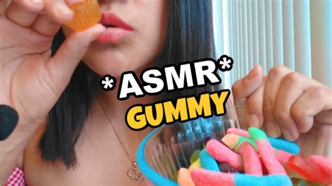 Gummy Asmr Eating Gummies Eating Sounds Comiendo Gomitas Chewing