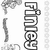 Finley Coloring Pages Name Fawn Names Girls Hellokids Fiona sketch template