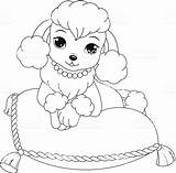 Poodle Caniche Pudel Puppy Ausmalbilder Printable Ausmalen Poodles Malvorlagen Hond Hunde Myloview Cachorro Pra Acessar Kawaii Ausblenden sketch template