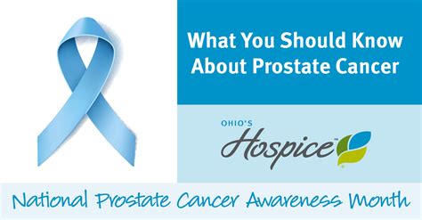 What You Should Know Prostate Cancer Awareness Ohio S Hospice