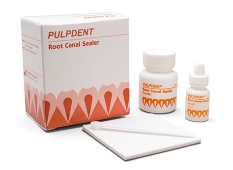 pulpdent root canal sealer kit wmixing pad scoop valuemed professional products