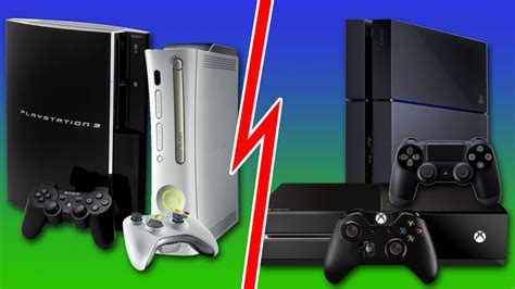 ps xbox   ps xbox   outsets   generations compared