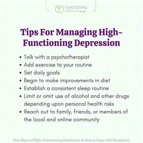 key signs of high functioning depression and how to cope with symptoms