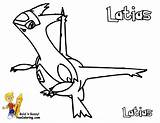 Latias Coloring Latios Pages Pokemon Color Printable Excellent Getcolorings Coloriage Getdrawings sketch template