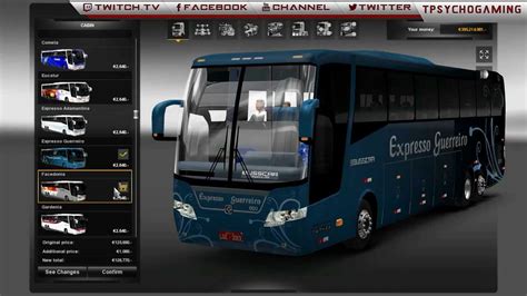 euro truck simulator   bus mod link youtube