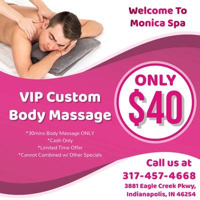 monica spa updated    eagle creek pkwy indianapolis