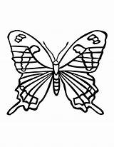 Butterfly Coloring Pages Winged Unusual sketch template