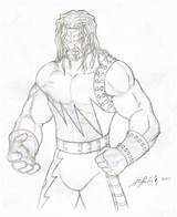 Kane 1998 Sketch Coloring Rough Wwe Pages Deviantart 2007 Wallpaper sketch template