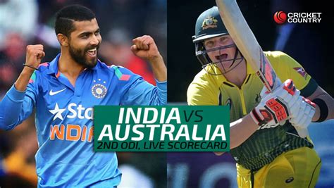 Aus Vs Ind 2nd Odi Live Cricket Score Streaming Ball By