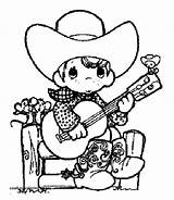 80s Coloring Pages Getcolorings Cowboy sketch template