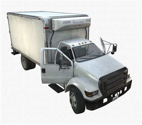 model refrigerator truck vehicle