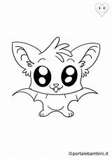 Colorare Pipistrelli Portalebambini sketch template