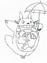 Totoro Coloring Pages Recommended sketch template
