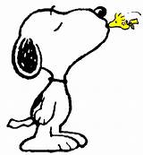 Snoopy Woodstock Kisses Bradsnoopy97 sketch template