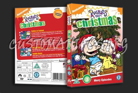 rugrats christmas dvd cover dvd covers labels  customaniacs id