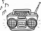 Radio Clipart Dibujo Blanco Negro Outline Kids Drawing Radios Google Buscar Con Cassette Vector Clip Telugu Stories 1024 Player sketch template