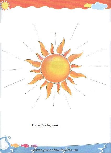 printable sun worksheets preschool crafts