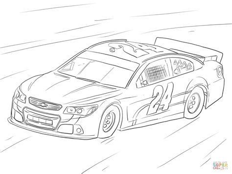 printable nascar coloring pages  children