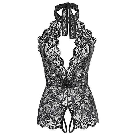 Exotic Lace Open Bra Pajama Set For Women Sexy And Erotic Lingerie With