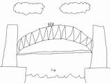 Bridge Harbour Sydney Phantasy Star Coloring Draw Template Sketch sketch template