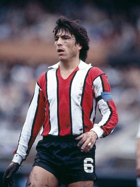 Daniel Passarella In Action For River Plate In Buenos Aires Argentina