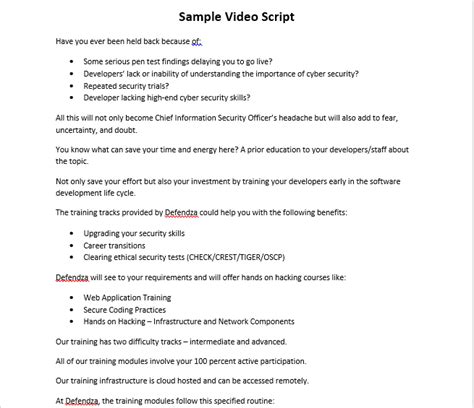 Write Your Video Script Of 30 Seconds By Kate Morgan