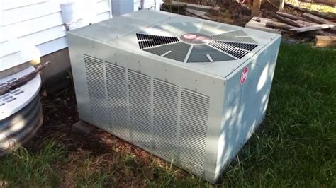 rheem classic air conditioner starting  youtube