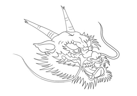 chinese dragon head coloring pages  kids    images