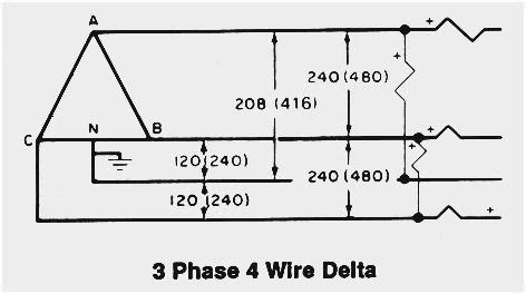volt  phase motor wiring diagram  lead alternator connection   connect  phase
