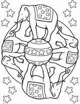 Coloring Pages Mandala Circus Jojo Elephant Kids Animal Printable Mandalas Color India Library Paper Sheets Baby Worksheets Filminspector Visit Other sketch template