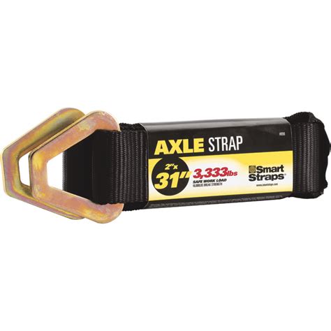 smartstraps axle strap — 31in l x 2in w 10 000 lb capacity black