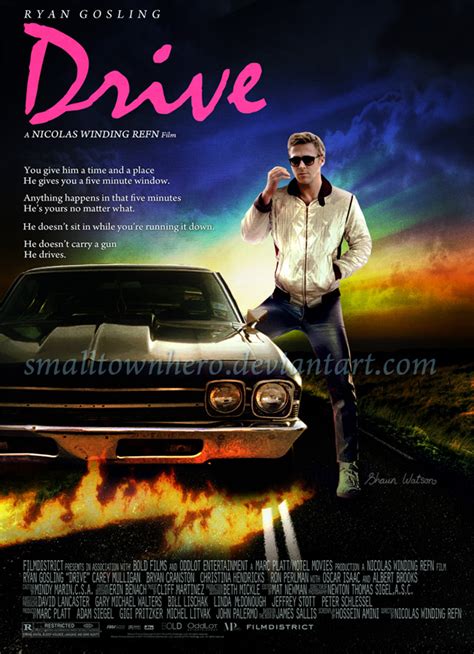 drive poster  smalltownhero  deviantart