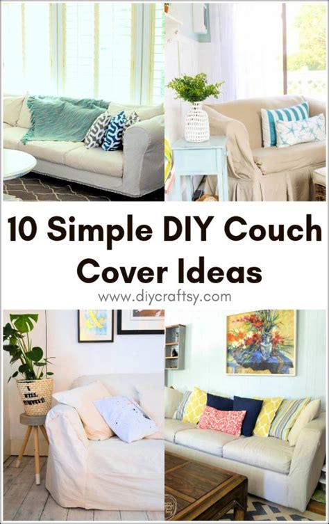simple diy couch cover ideas    diy crafts