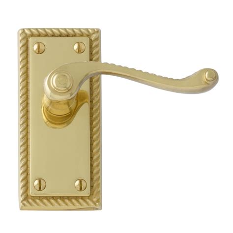 interior door handles georgian polished brass internal door handles uk