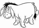 Donkey Eeyore sketch template