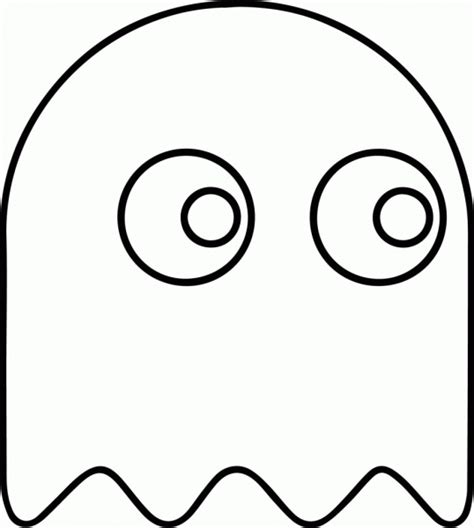 pac man ghost template