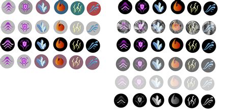 magic spell icons opengameartorg