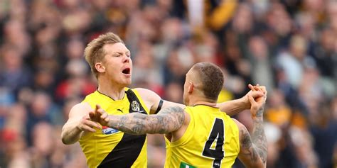 richmond tigers stun adelaide crows to win afl grand final