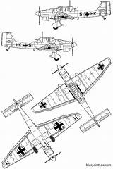 Stuka Junkers Blueprints Blueprintbox Blueprint sketch template