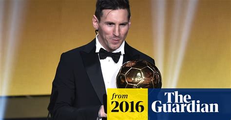 lionel messi wins ballon d or for record fifth time football the