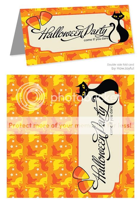 joyful blog  printable halloween cards