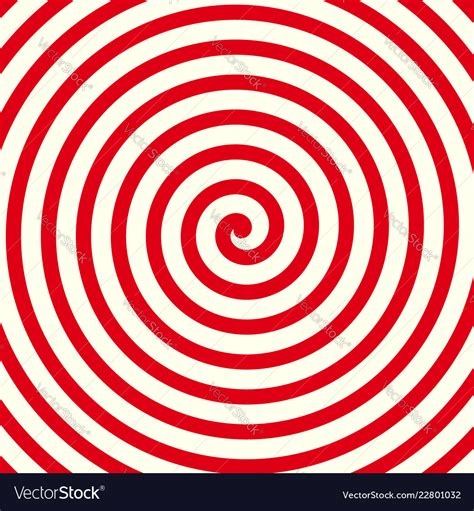 red spiral background shape royalty  vector image