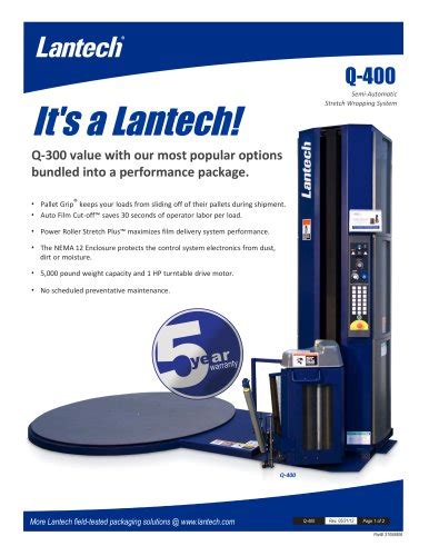 lantech  catalogs technical documentation brochure