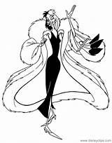 Coloring Cruella Pages Vil Disney 101 Dalmatians Drawing Printable Disneyclips Cartoon Devil Board Sketches Pongo Colouring Step Tattoo Pdf Animated sketch template