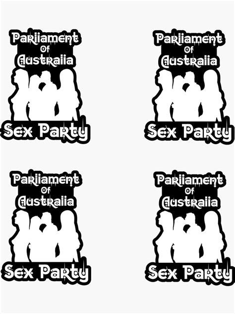 parliament of australia sex party 2021 sticker pack value sticker for